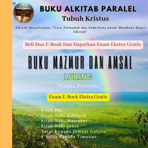 Books Of Psalms And Proverbs Parallel Bible Books Promotions Indonesian 39