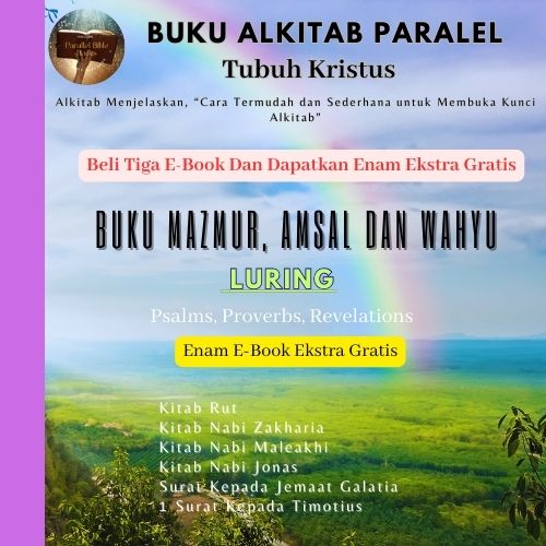 Books Of Psalms Proverbs And Revelations Parallel Bible Books Promotions Indonesian 40
